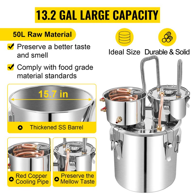 Alcohol Distiller 50L
