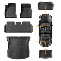 Thumbnail for Tesla Model 3 Floor Mats Set