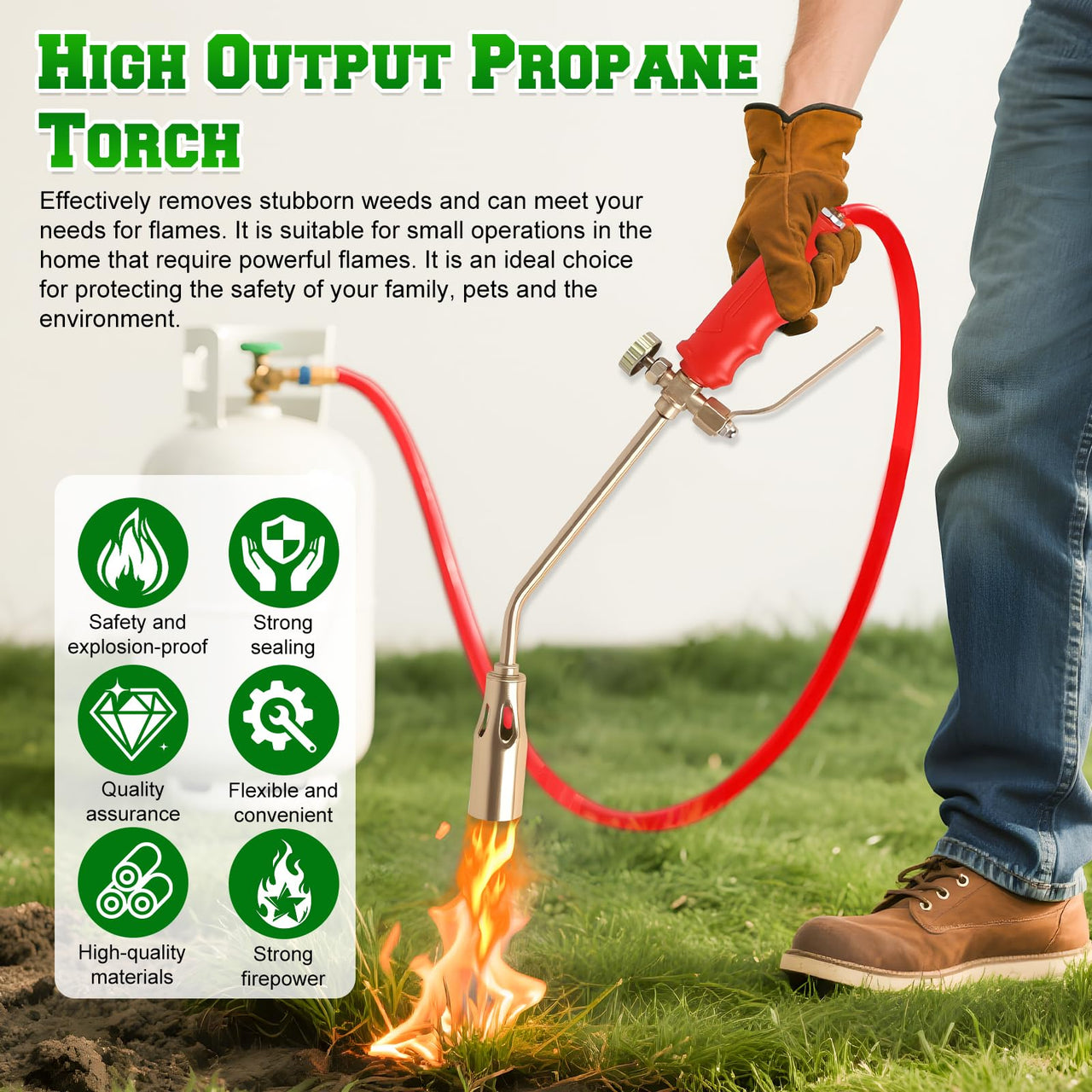 Liquefied Gas Torch Propane LPG Heating Torch