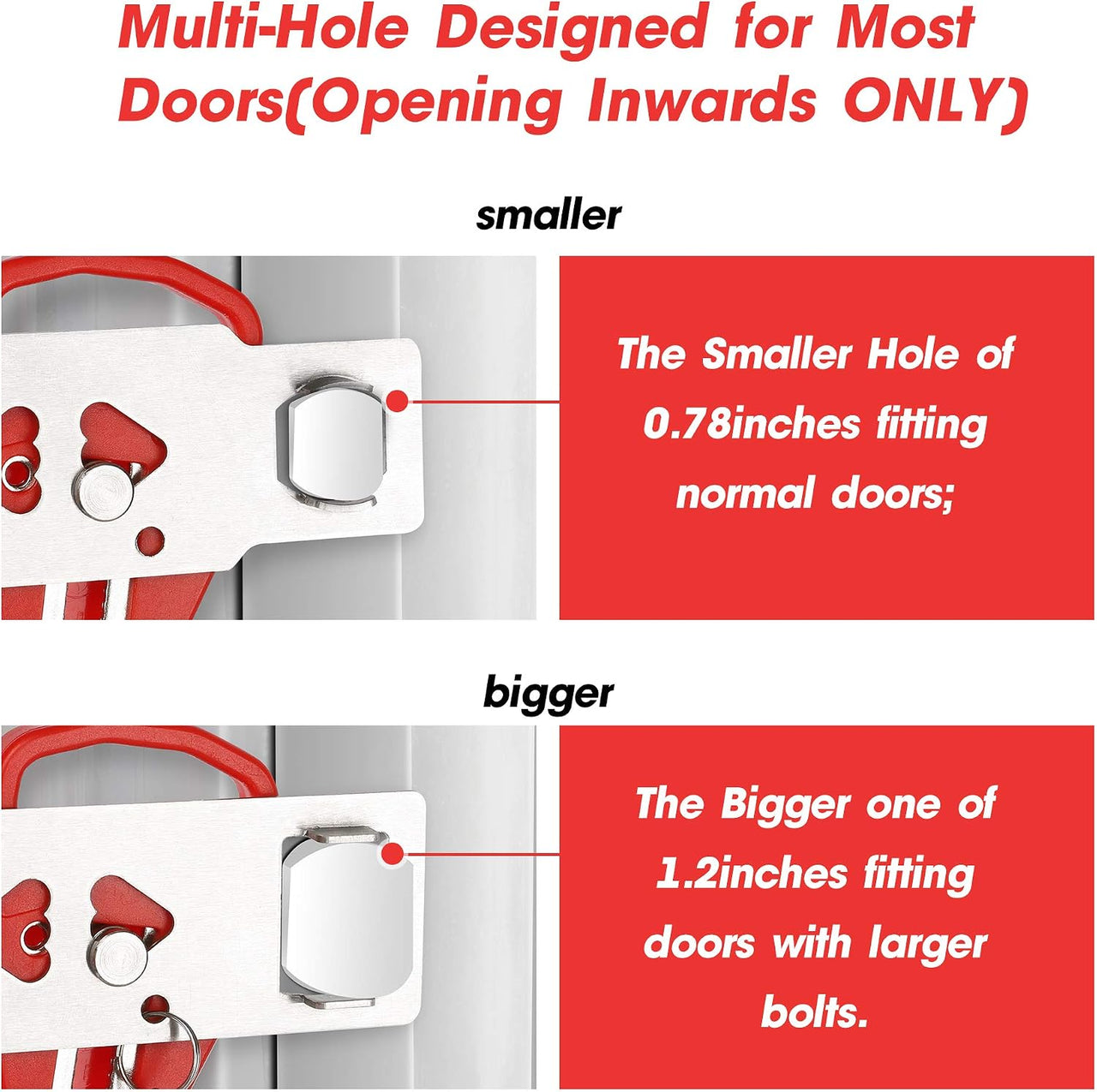 Portable Traveling Hotel Home Safety Door Lock