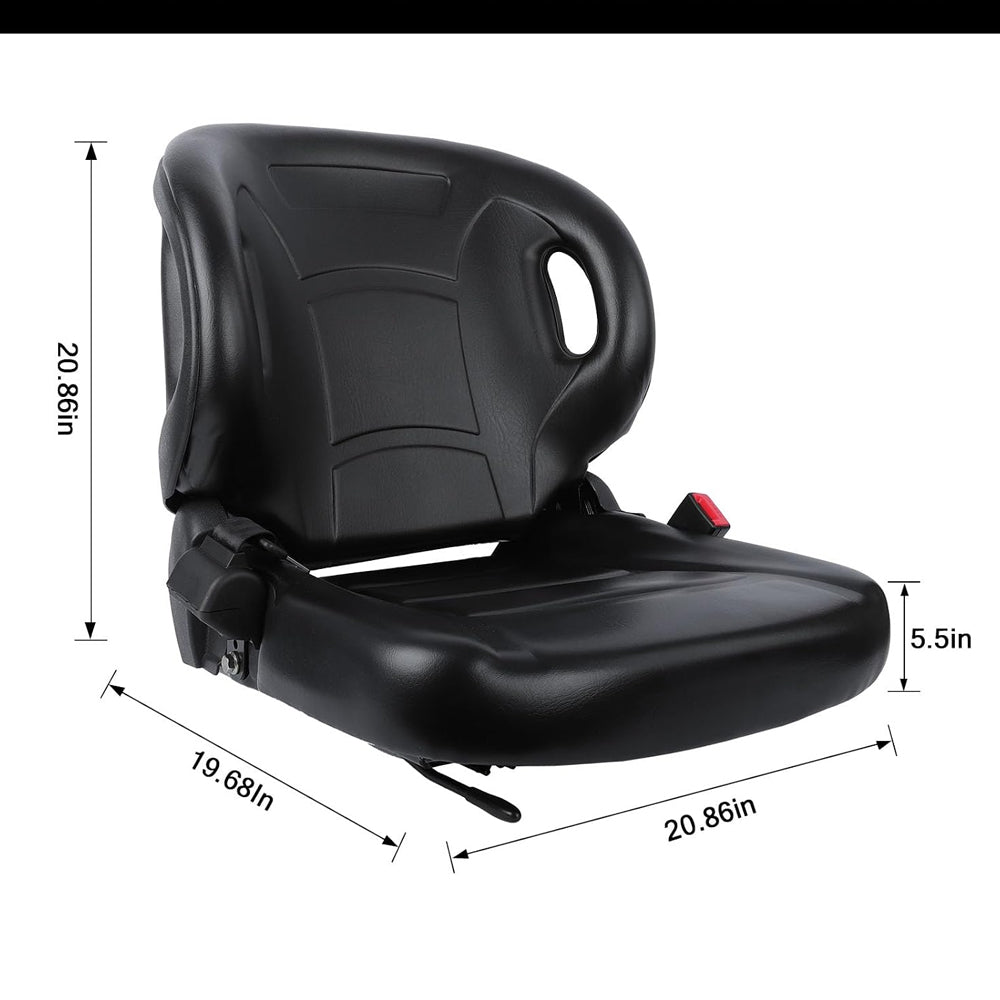Adjustable Universal Forklift Seat / Tractor / Diggers  Chair Backrest