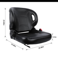 Thumbnail for Adjustable Universal Forklift Seat / Tractor / Diggers  Chair Backrest