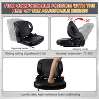 Thumbnail for Adjustable Universal Forklift Seat / Tractor / Diggers  Chair Backrest
