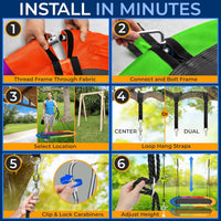 Thumbnail for Kids Swing Set Tree Swing