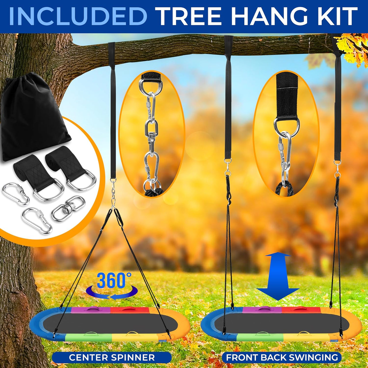 Kids Swing Set Tree Swing