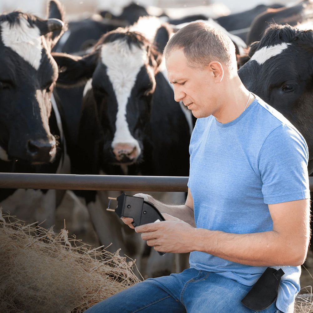 Handheld Cattle Prodder with Pouch