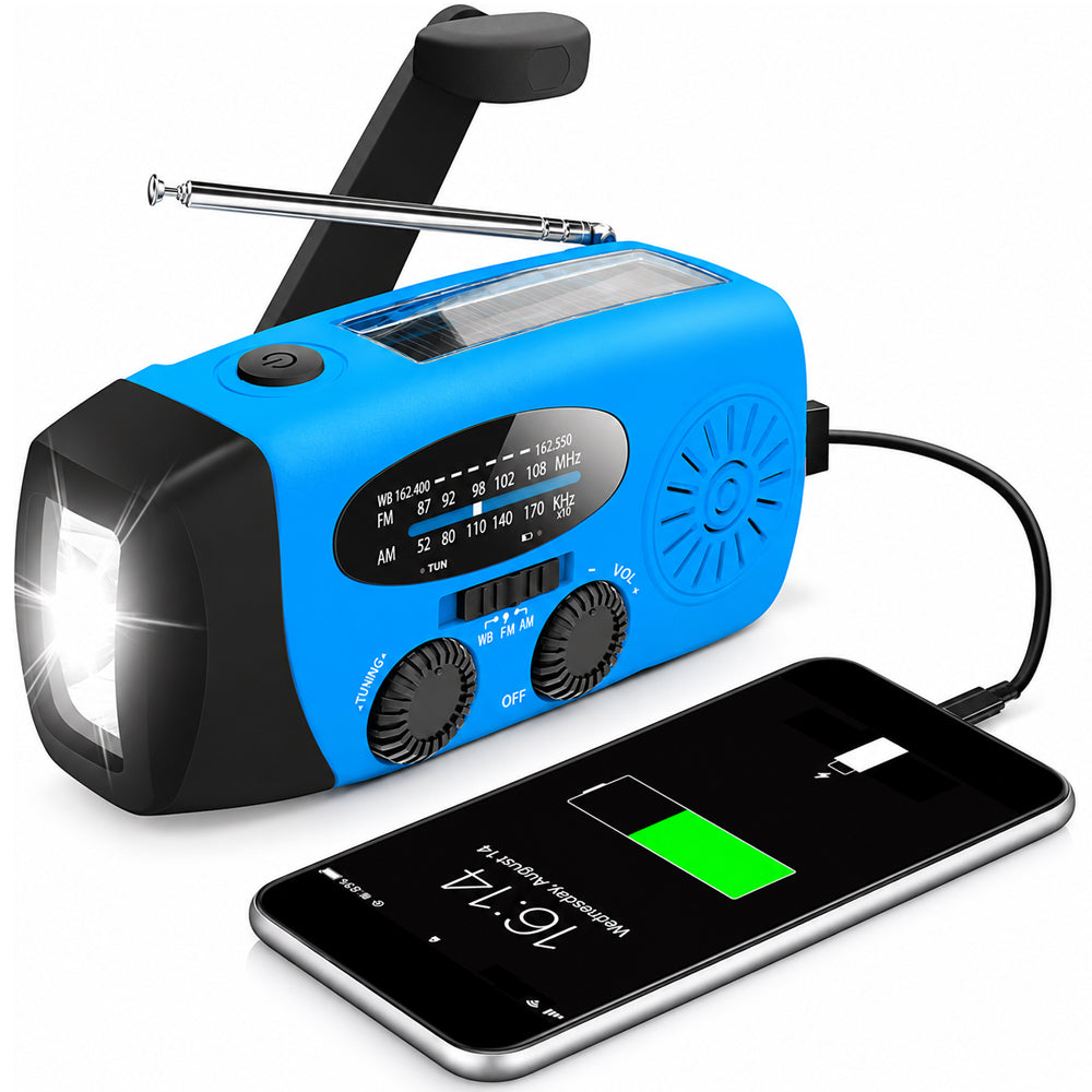 Hand Crank Self Powered Solar Radio