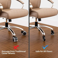 Thumbnail for 5 Pack Wood Safe Office Chair Wheels Replacement