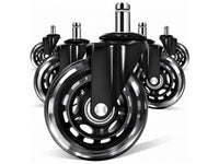 Thumbnail for 5 Pack Wood Safe Office Chair Wheels Replacement