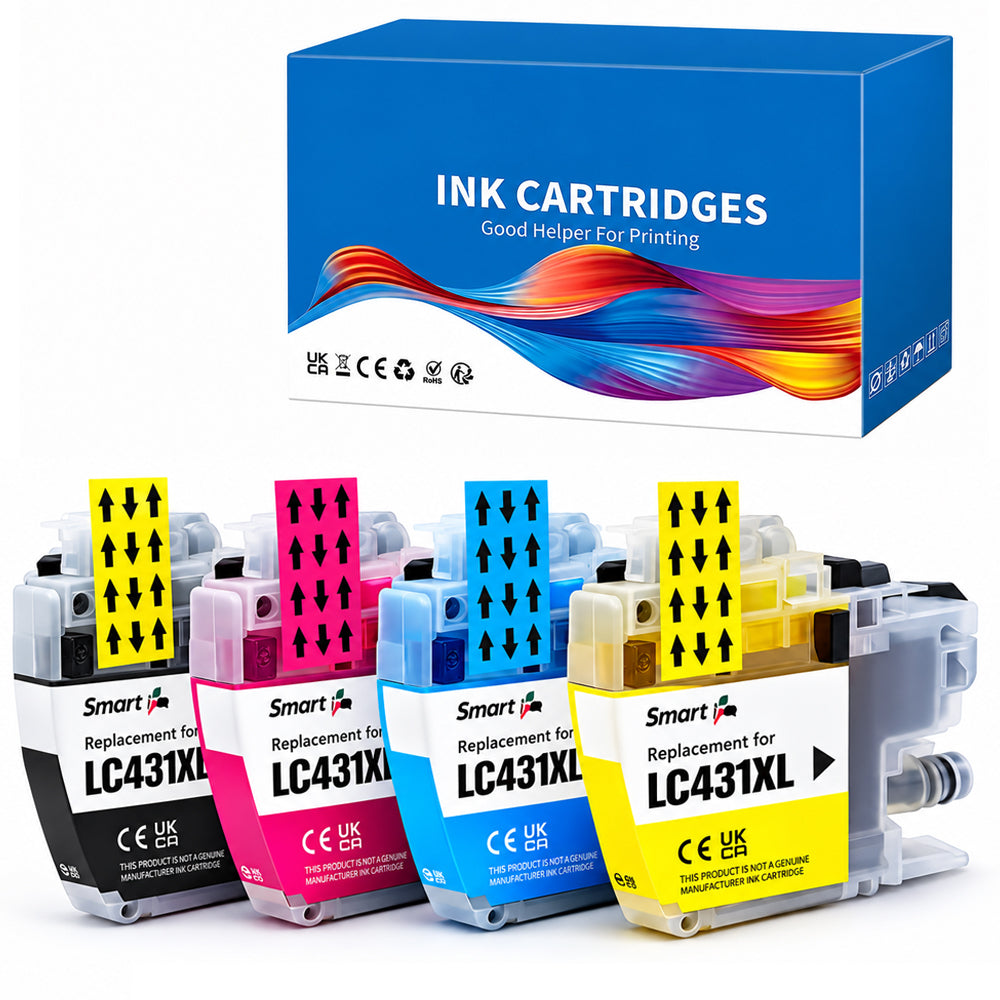 LC431XL Ink Cartridge Set for DCP-J1050DW MFC-J1010DW Compatible * 4