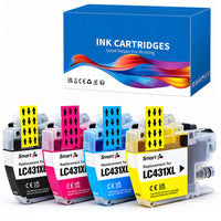 Thumbnail for LC431XL Ink Cartridge Set for DCP-J1050DW MFC-J1010DW Compatible * 4