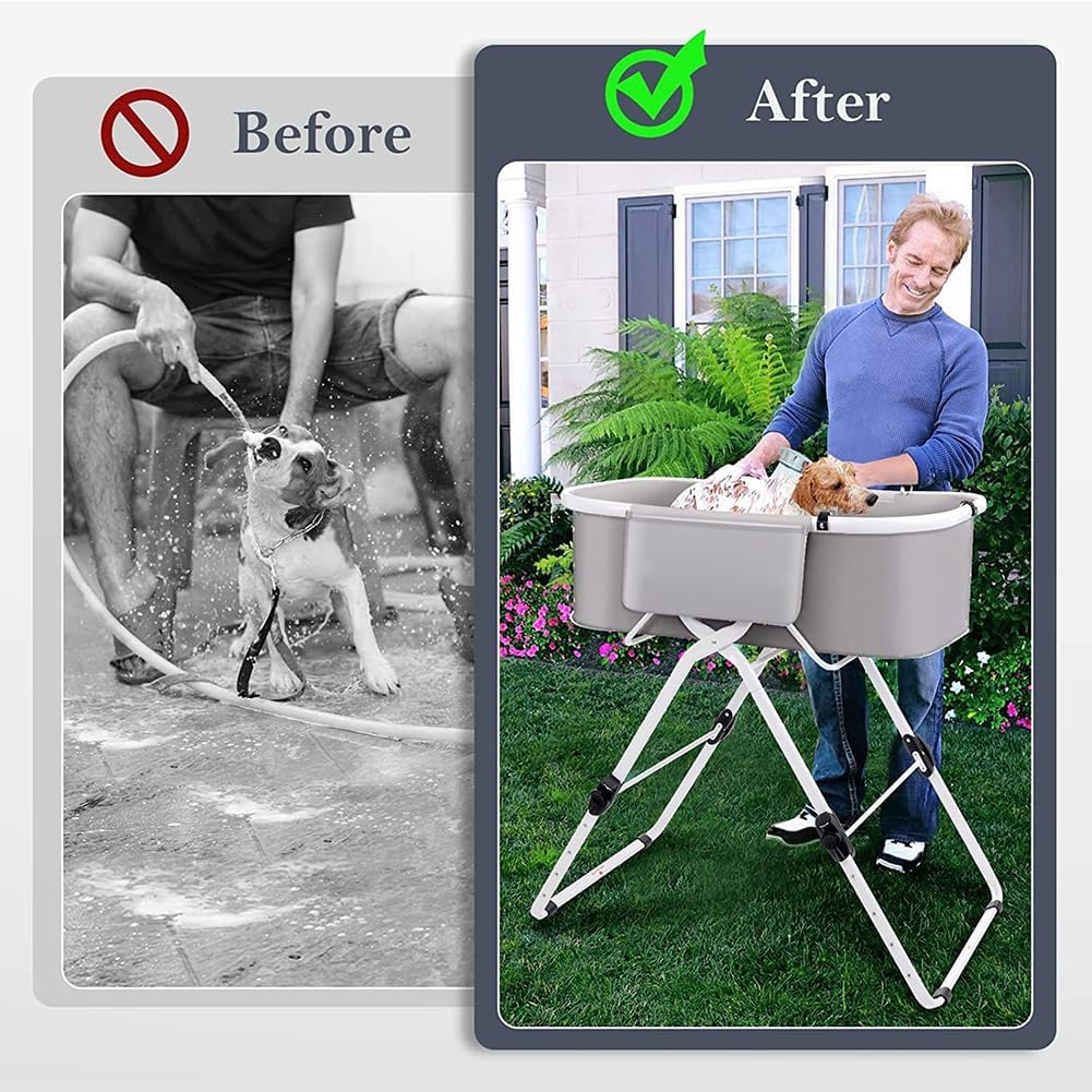 Dog Bath tub Elevated Dog Bath Tub