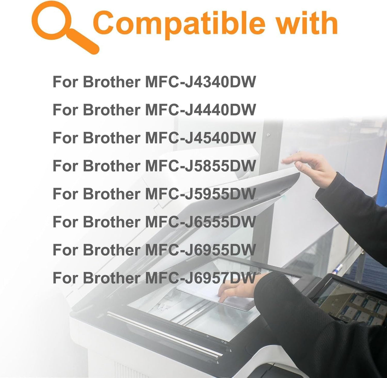 Compatible LC436XL Brother Ink Cartridges for Printers: MFC-J4440DW MFC-J4540DW