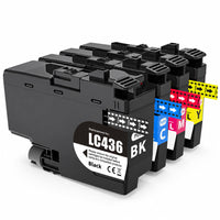 Thumbnail for Compatible LC436XL Brother Ink Cartridges for Printers: MFC-J4440DW MFC-J4540DW