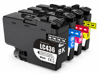 Thumbnail for Compatible LC436XL Brother Ink Cartridges for Printers: MFC-J4440DW MFC-J4540DW