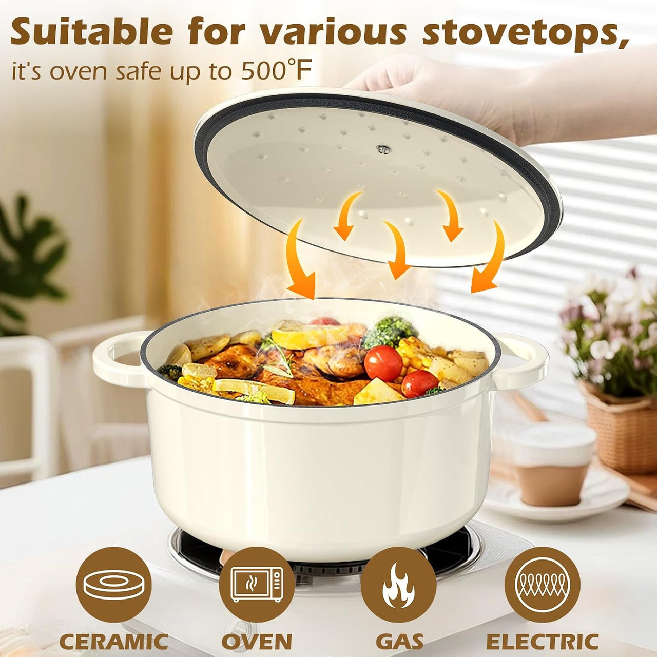 Cast Iron Dutch Oven Pot