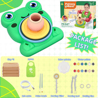 Thumbnail for Frog Pottery Wheel for Kids