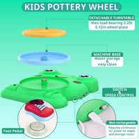 Thumbnail for Frog Pottery Wheel for Kids