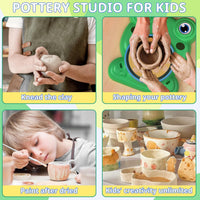 Thumbnail for Frog Pottery Wheel for Kids