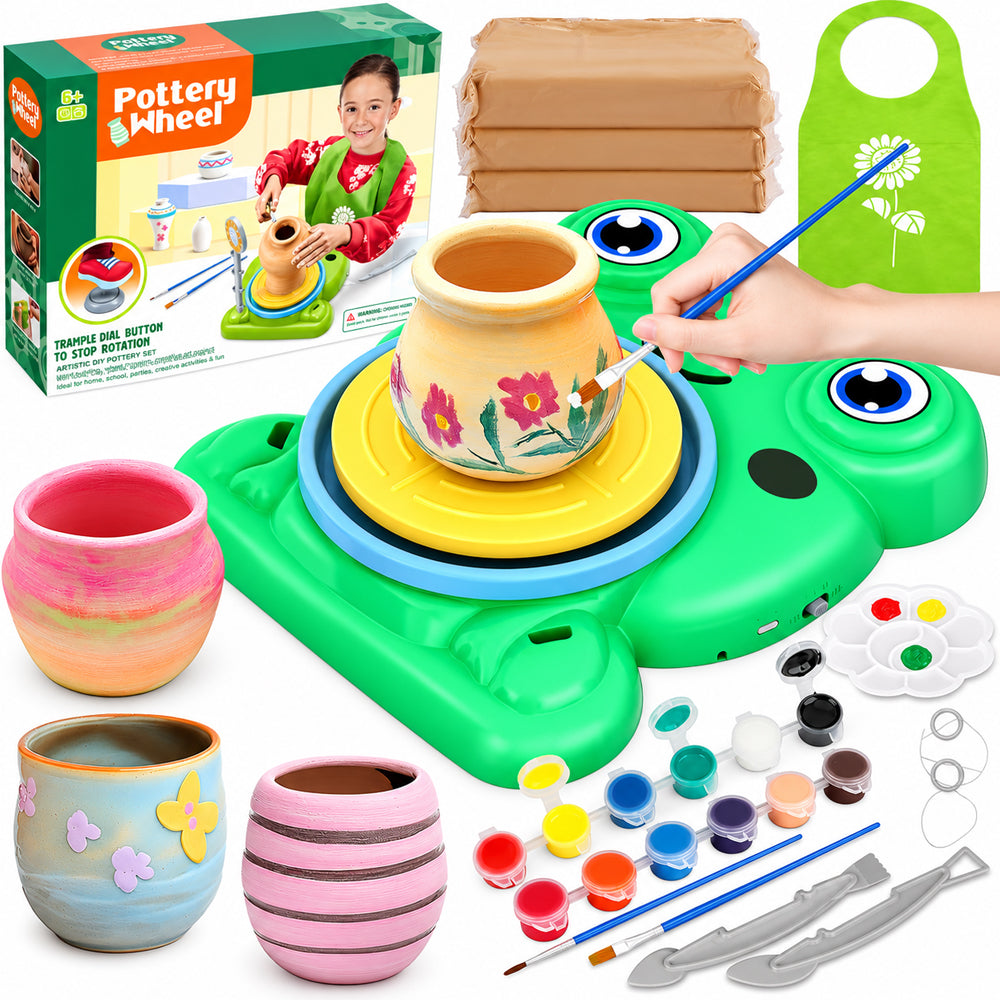 Frog Pottery Wheel for Kids