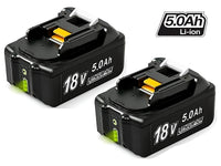 Thumbnail for Makita Battery 18V 5AH Replacement Battery for Makita 2PCS