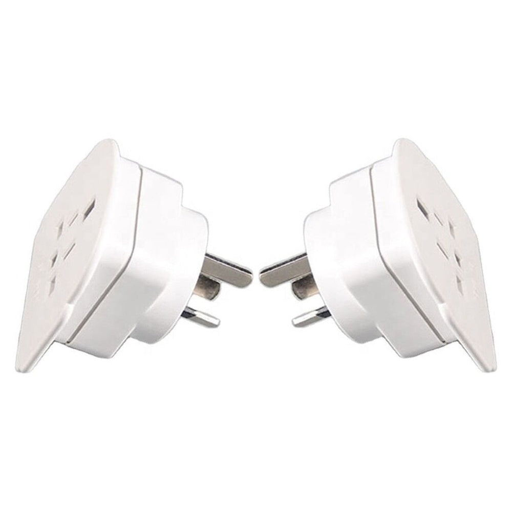 Travel adapter showing plug pins