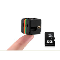 Thumbnail for Spy mini camera front view in black