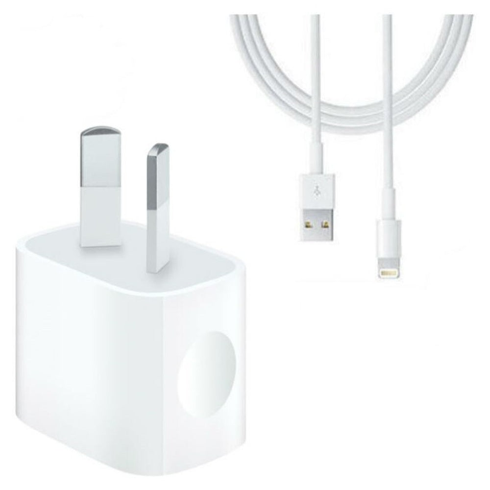 Charger cable plugged into iPhone