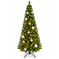 Thumbnail for 7ft Premium Artificial Slim Christmas Tree - (210cm)