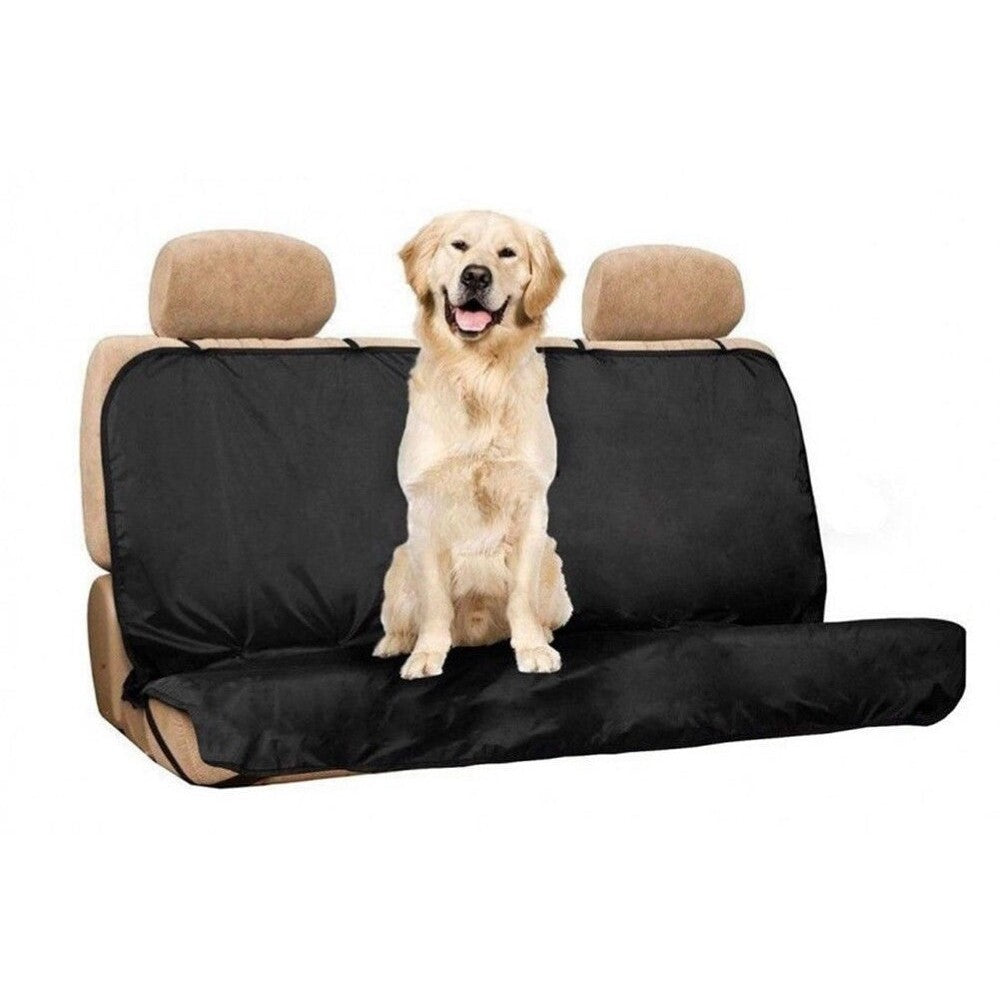 Pet car seat cover showing size 105 by 130 cm