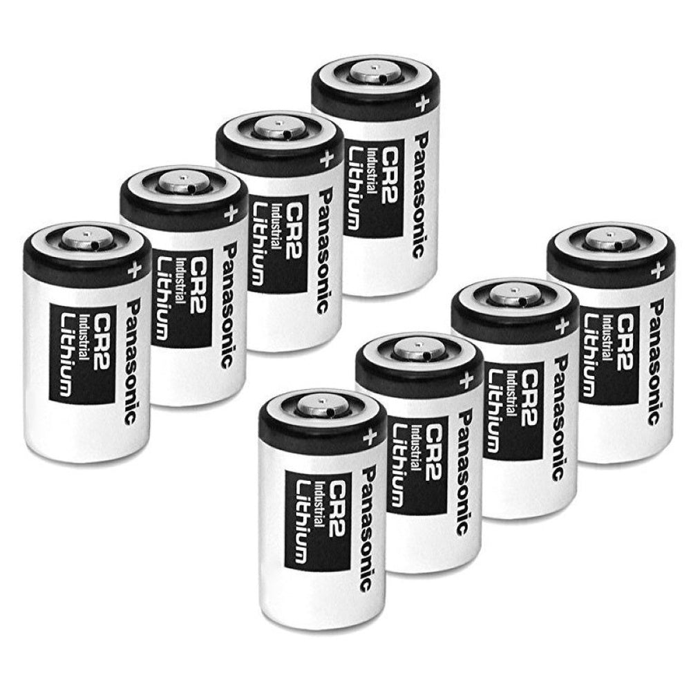 Panasonic CR2 Batteries - 8Pcs