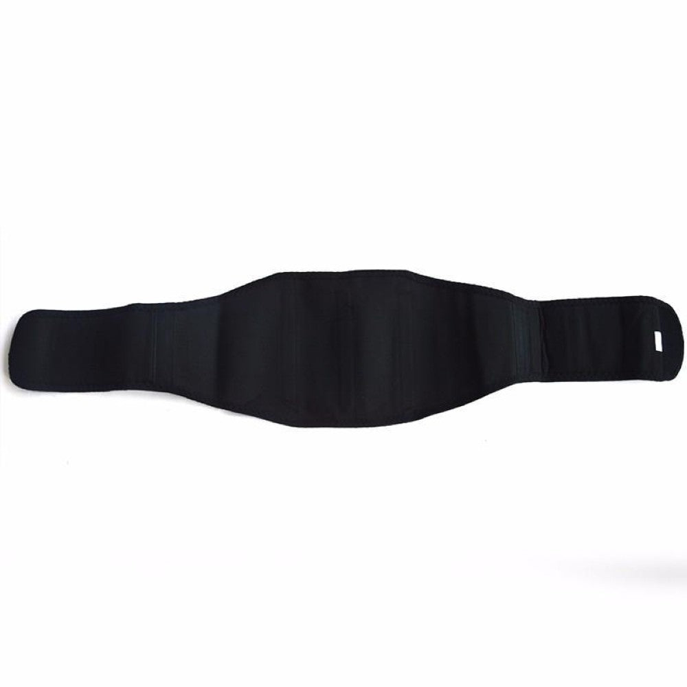 Lumbar lower back support belt black neoprene