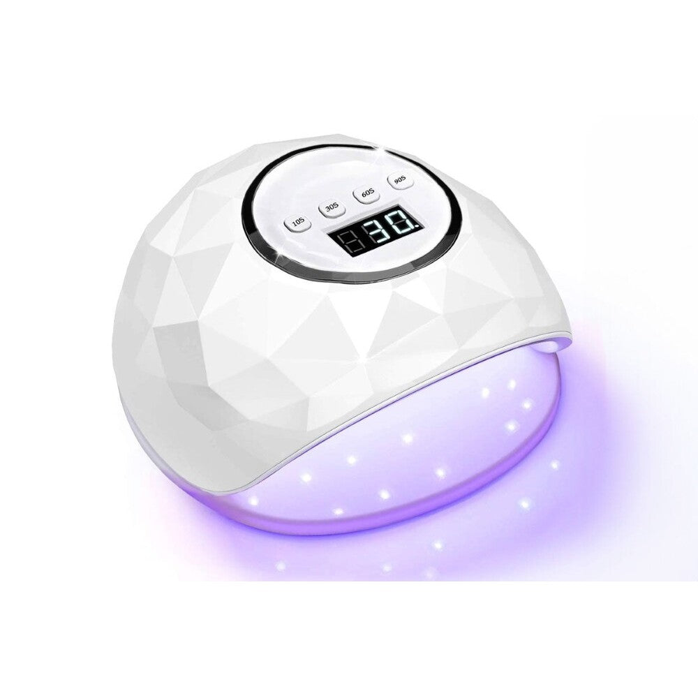 72W UV LED nail lamp showing size and weight