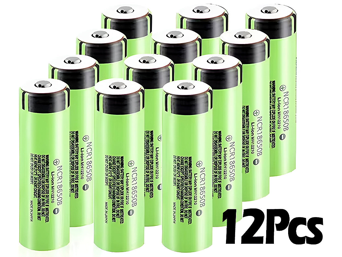 18650 Rechargeable Battery 12PCS
