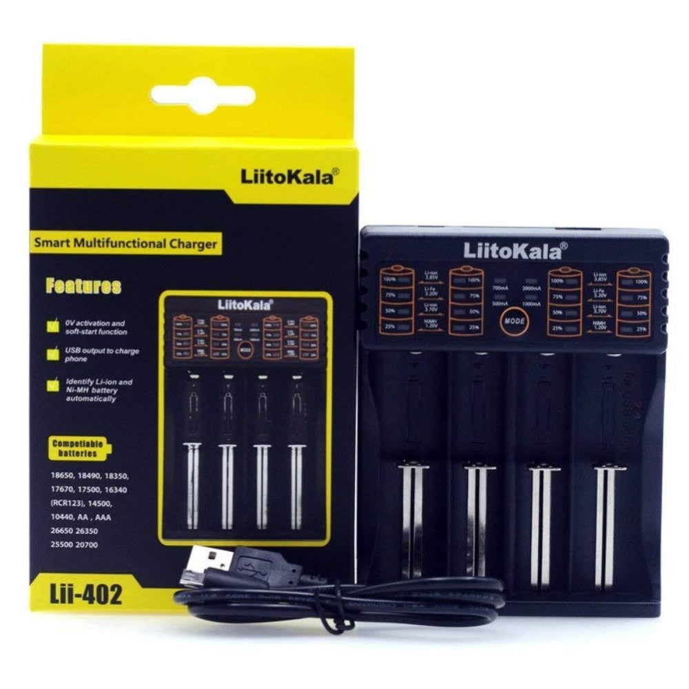 18650 Battery Charger Smart Charger Aa/Aaa Rechargeable Battery Charger