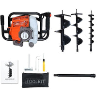 Thumbnail for Post hole borer 72CC packed with user manual and accessories
