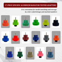 Thumbnail for 34pcs Radiator Pump Cooling System Pressure Tester Vacuum Purge Kit