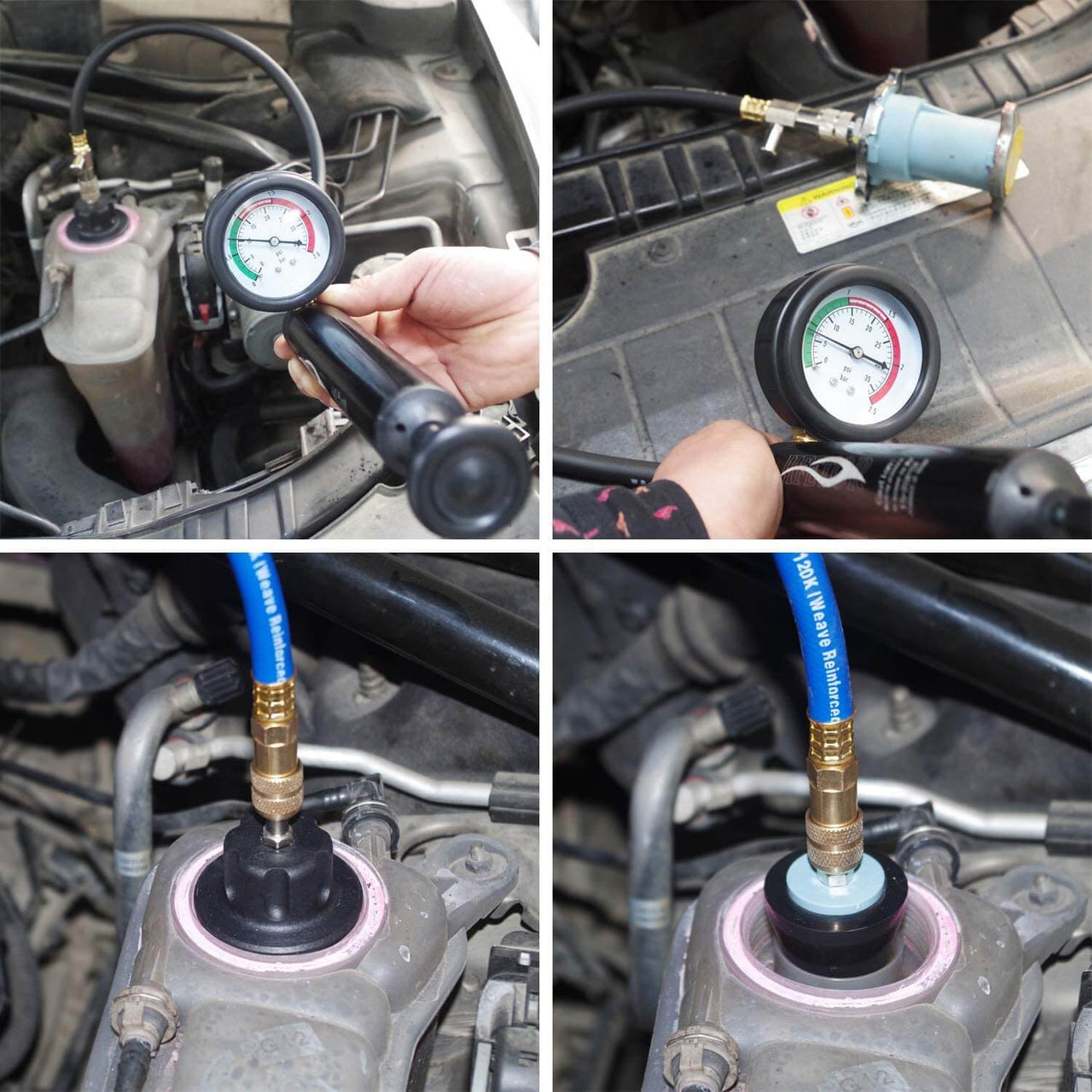 28Pc Radiator Pressure Test Set