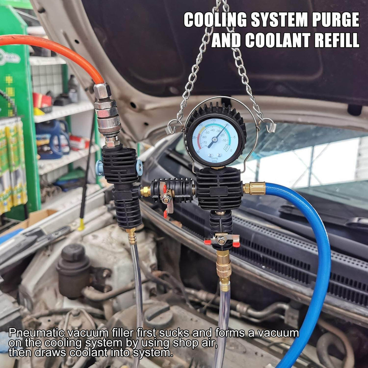 28Pc Radiator Pressure Test Set