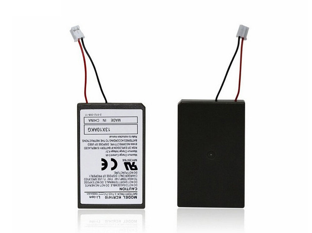 USB charger cable connected to battery pack