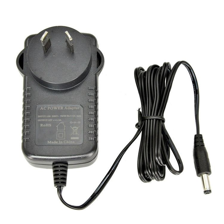 Compact 12V 2A power converter for electronic devices