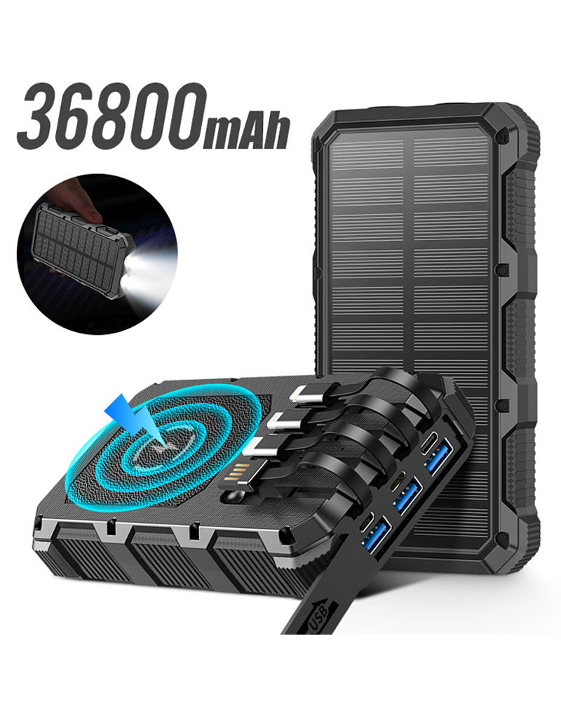 36800mAH Solar Power Bank