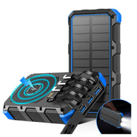 Thumbnail for Wireless Solar Power Bank 36800mAh