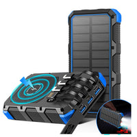 Thumbnail for Wireless solar power bank with high-efficiency solar panel