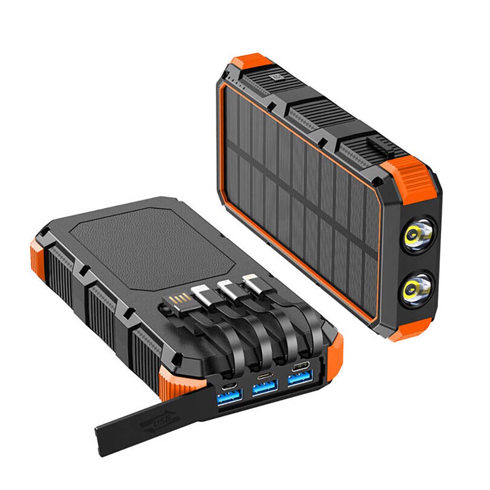 Solar power bank compact portable size