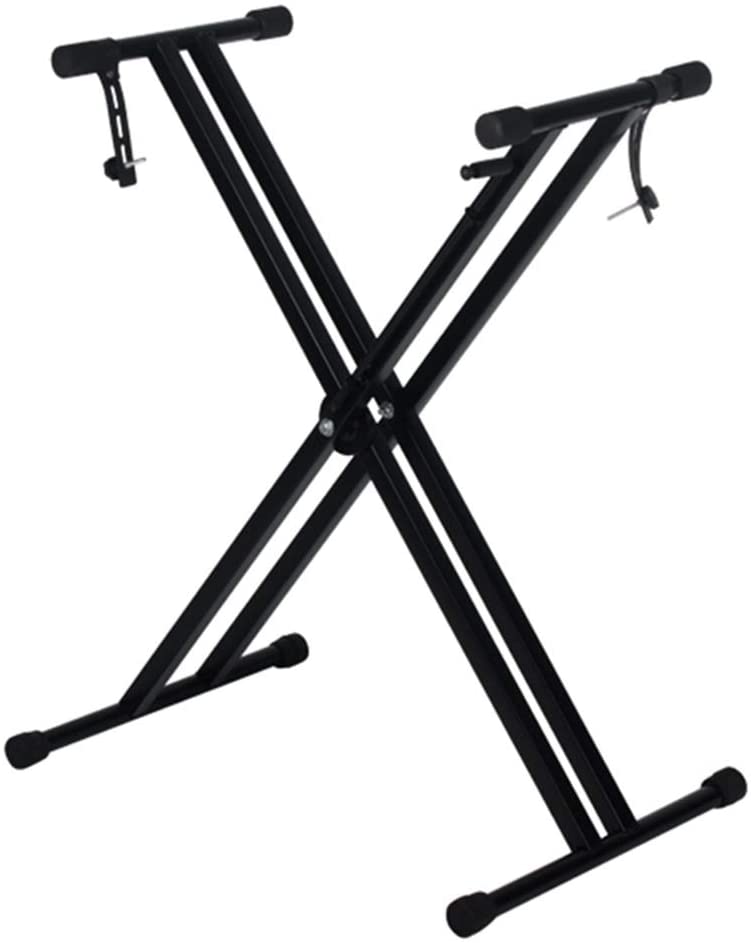 Keyboard piano 61 keys X stand folded