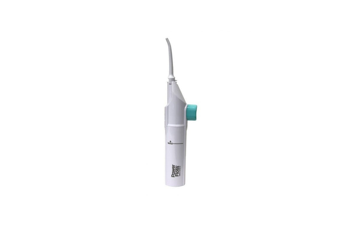 Dental water flosser with water reservoir filled