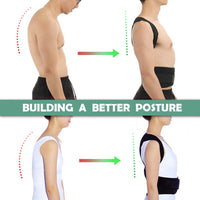 Thumbnail for Posture Back Support Brace Belt Back Posture Corrector Lumbar Shoulder Support Brace Belt Men Women - The Shopsite