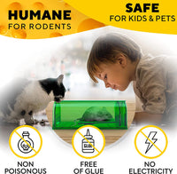Thumbnail for Rat Traps Catch and Release Indoor / Outdoor Mouse Traps Pack of 2