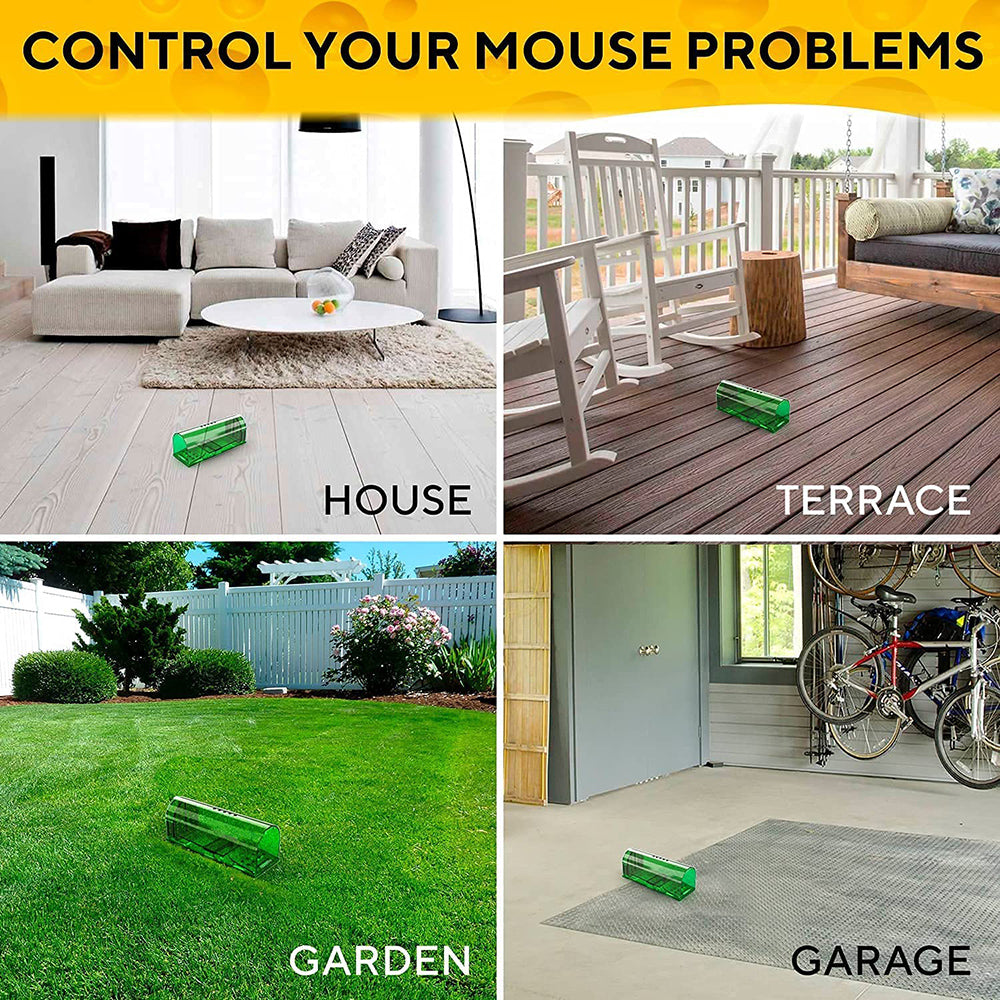 Rat Traps Catch and Release Indoor / Outdoor Mouse Traps Pack of 2